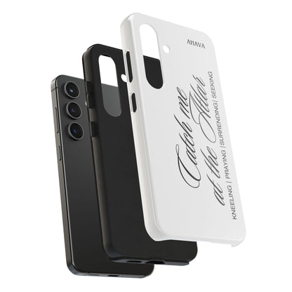 "Catch Me at the Altar" White Phone Case