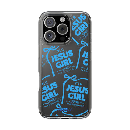 I'm a Jesus Girl Blue Case -Clear