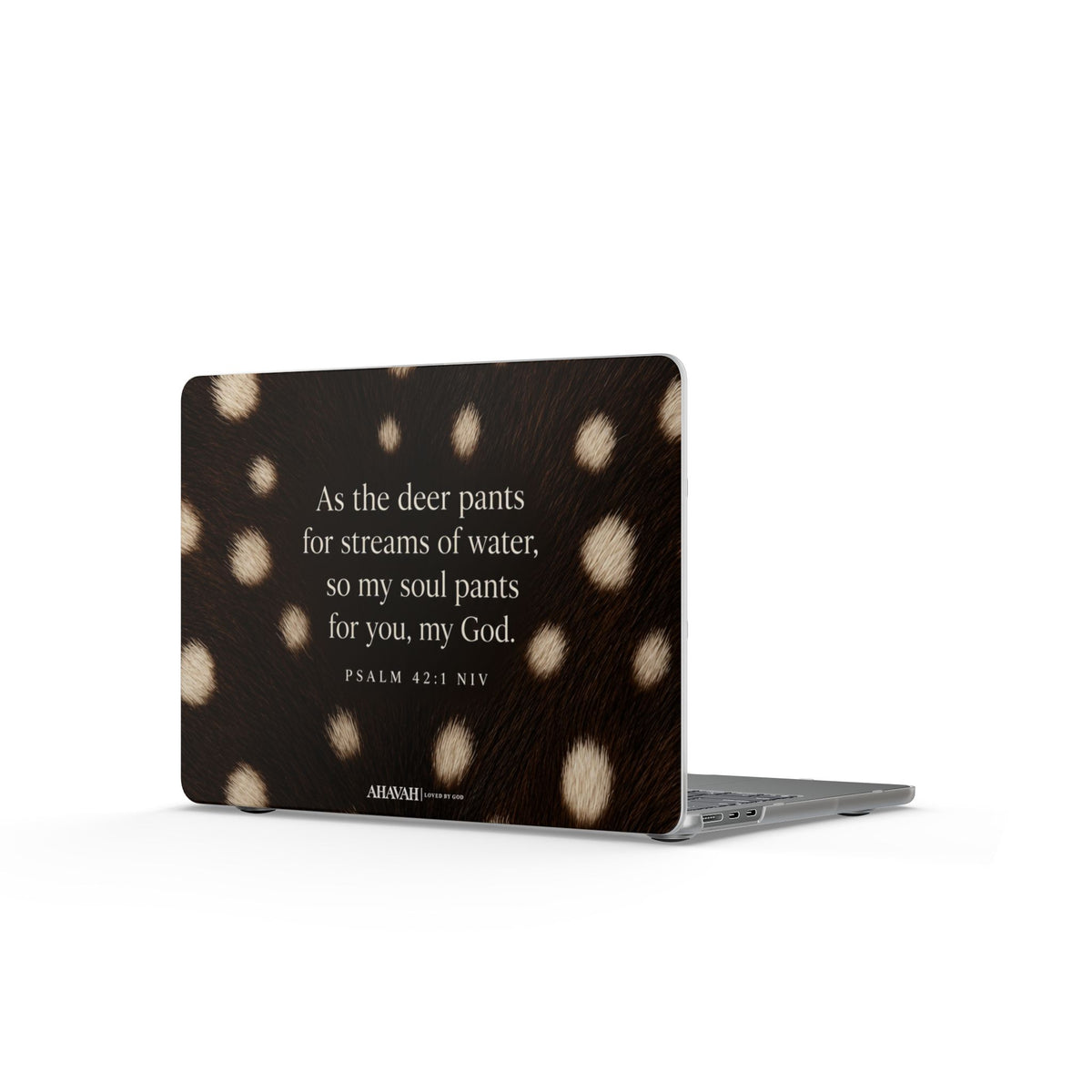 Psalm 42:1 Midnight Fawn MacBook Case | As the Deer Pants