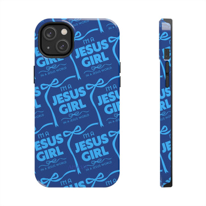 I'm a Jesus Girl Phone Case - Blue