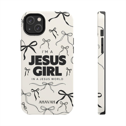 I'm a Jesus Girl White Phone Case