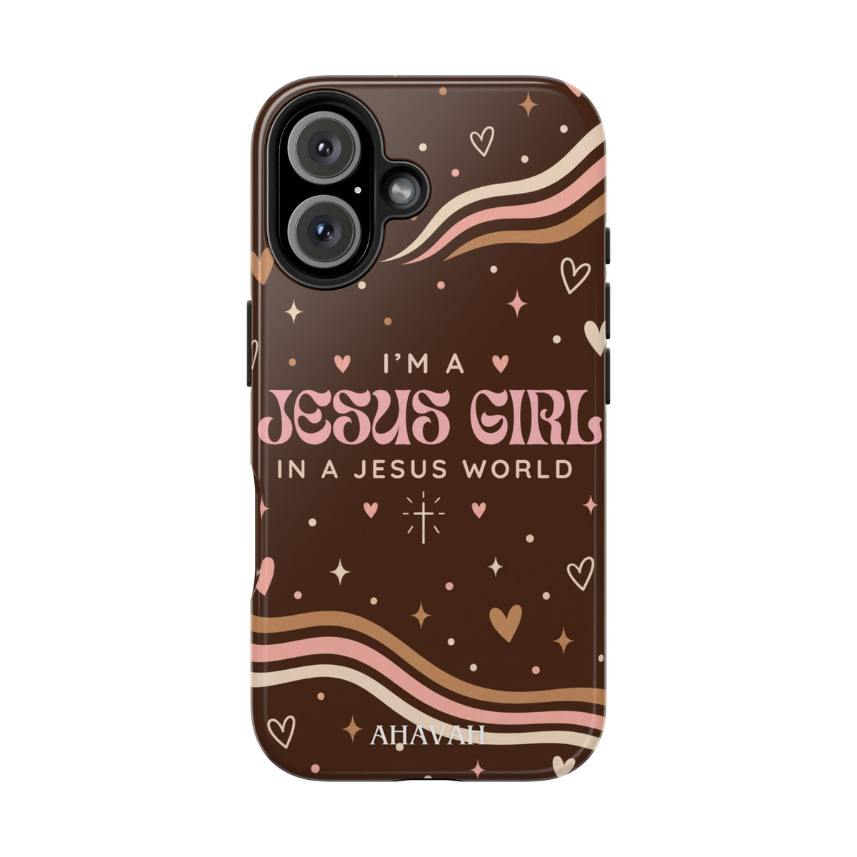 I'm a Jesus Girl Phone Case (Mocha / Brown)