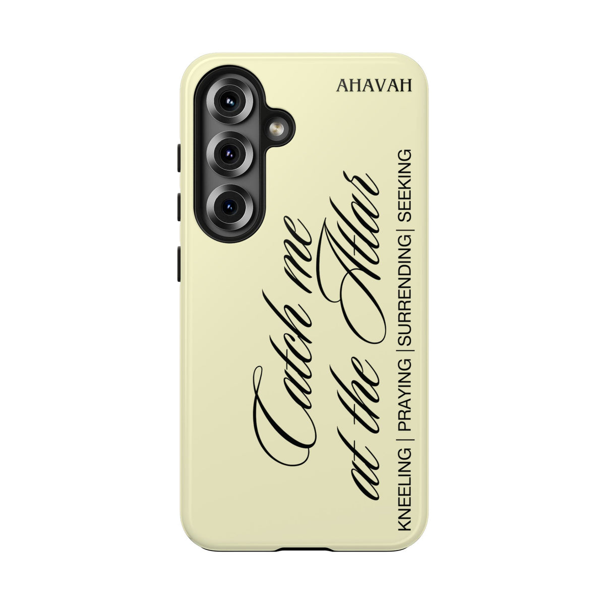 Catch Me at the Altar Phone Case - Lemon Cream