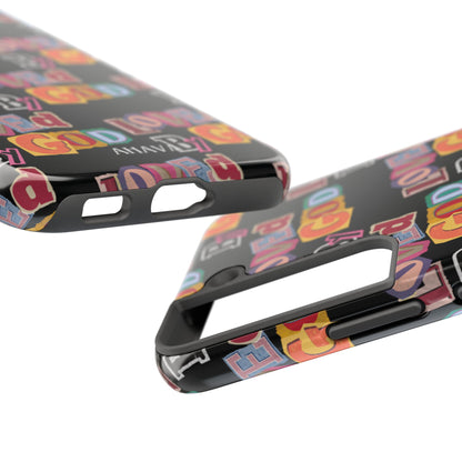 "Loved by God" Black Phone Case