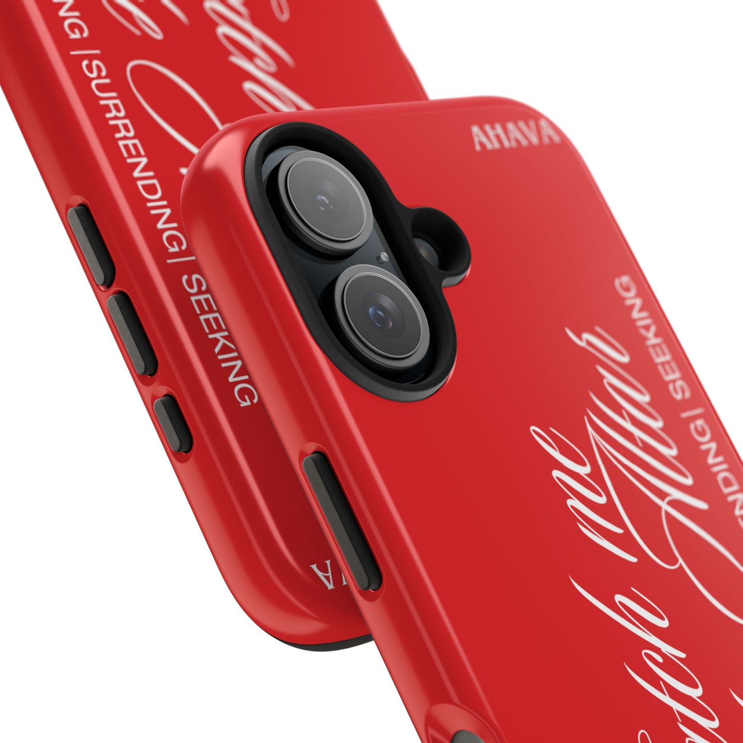 "Catch Me at the Altar" Red Phone Case