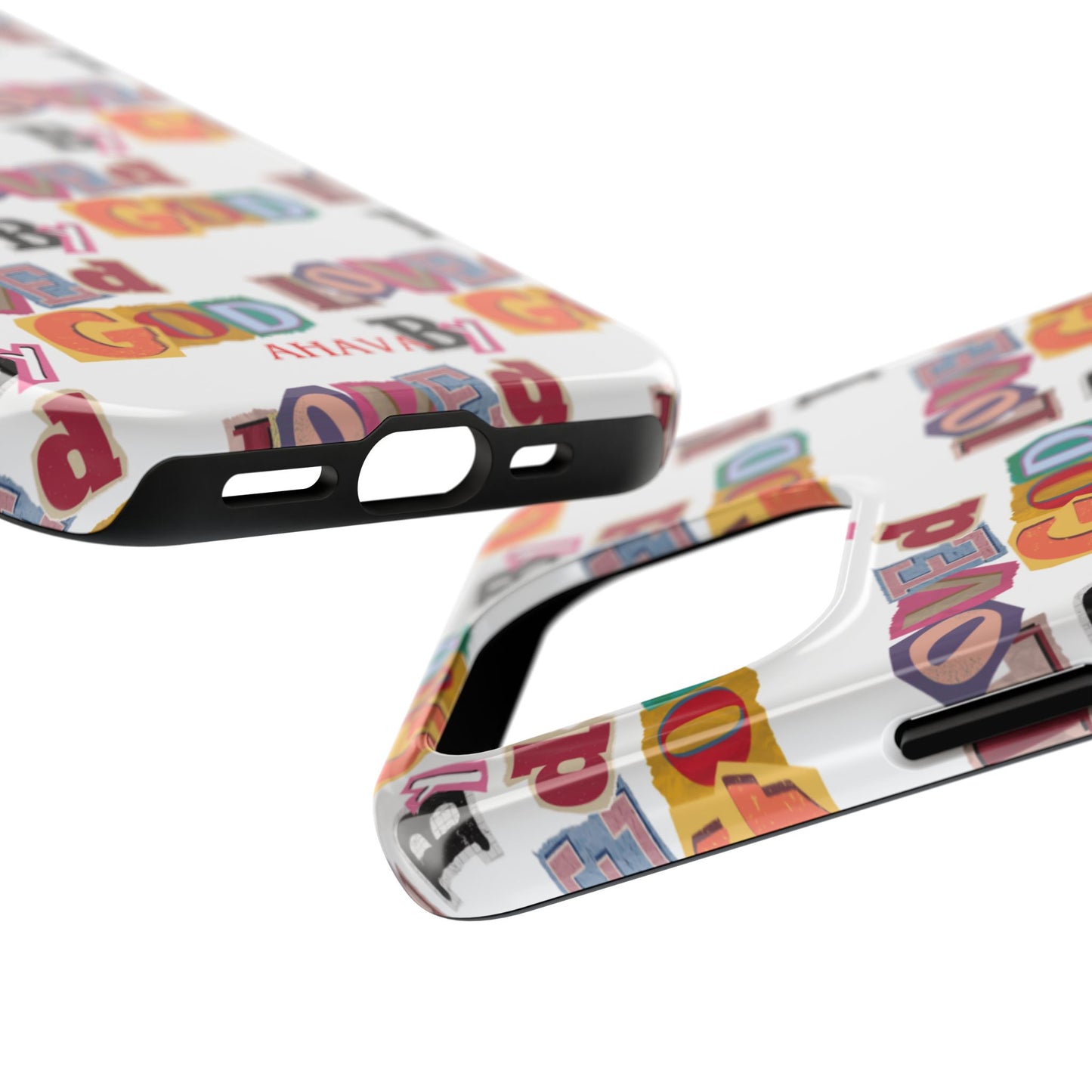 "Loved by God" white Phone Case