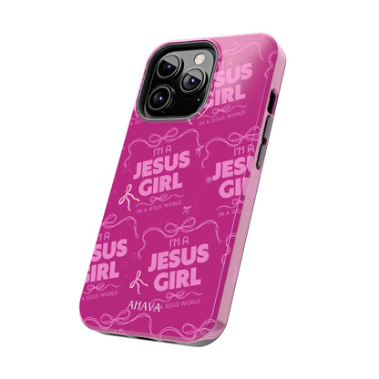I'm a Jesus Girl Phone Case - Pink
