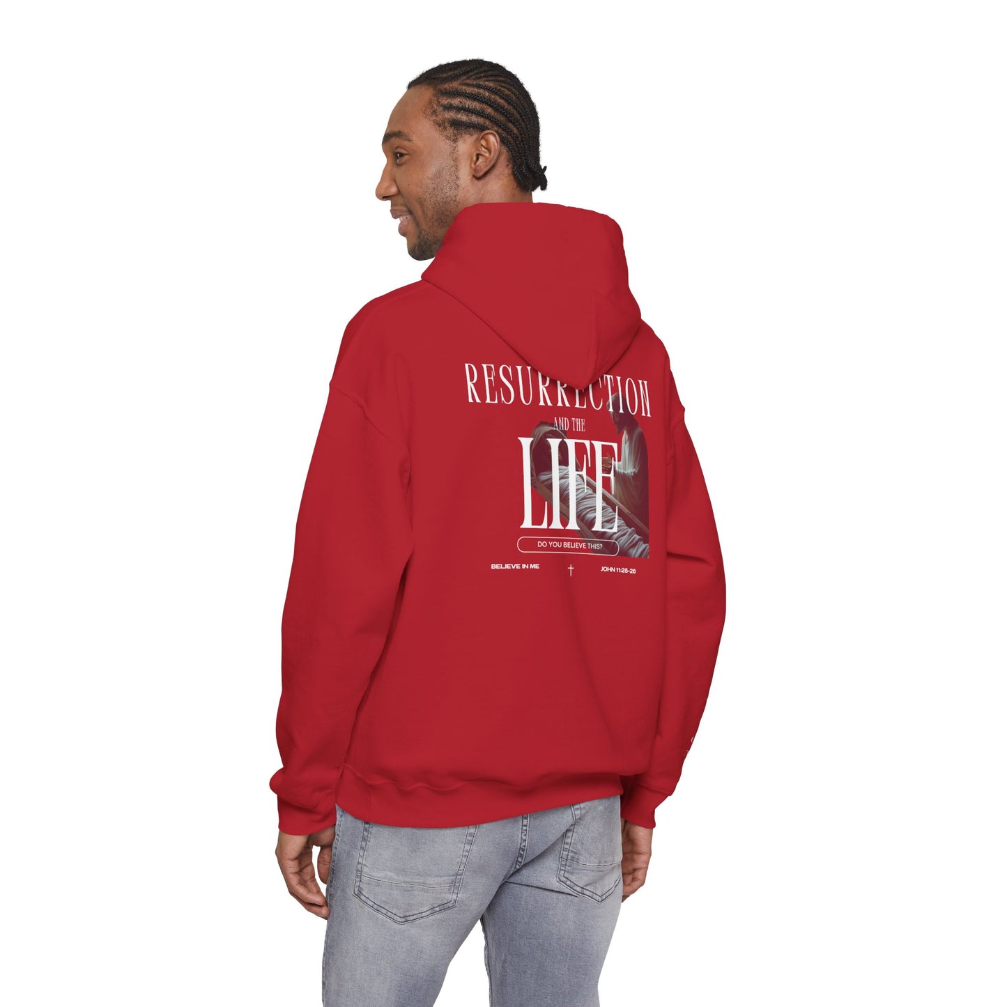 Resurrection and the Life | John 11:25 Hoodie