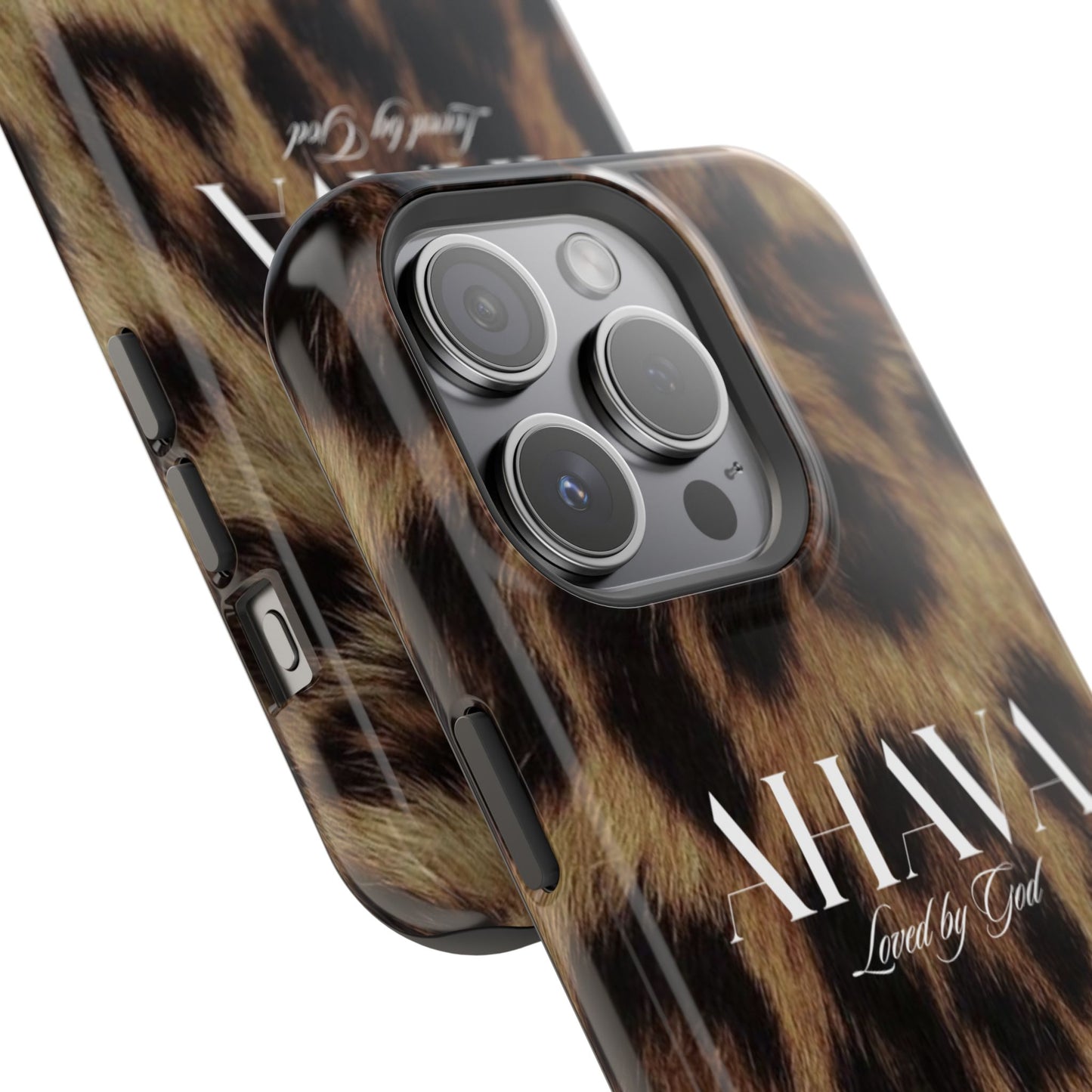 Leopard Print Ahava Phone Case