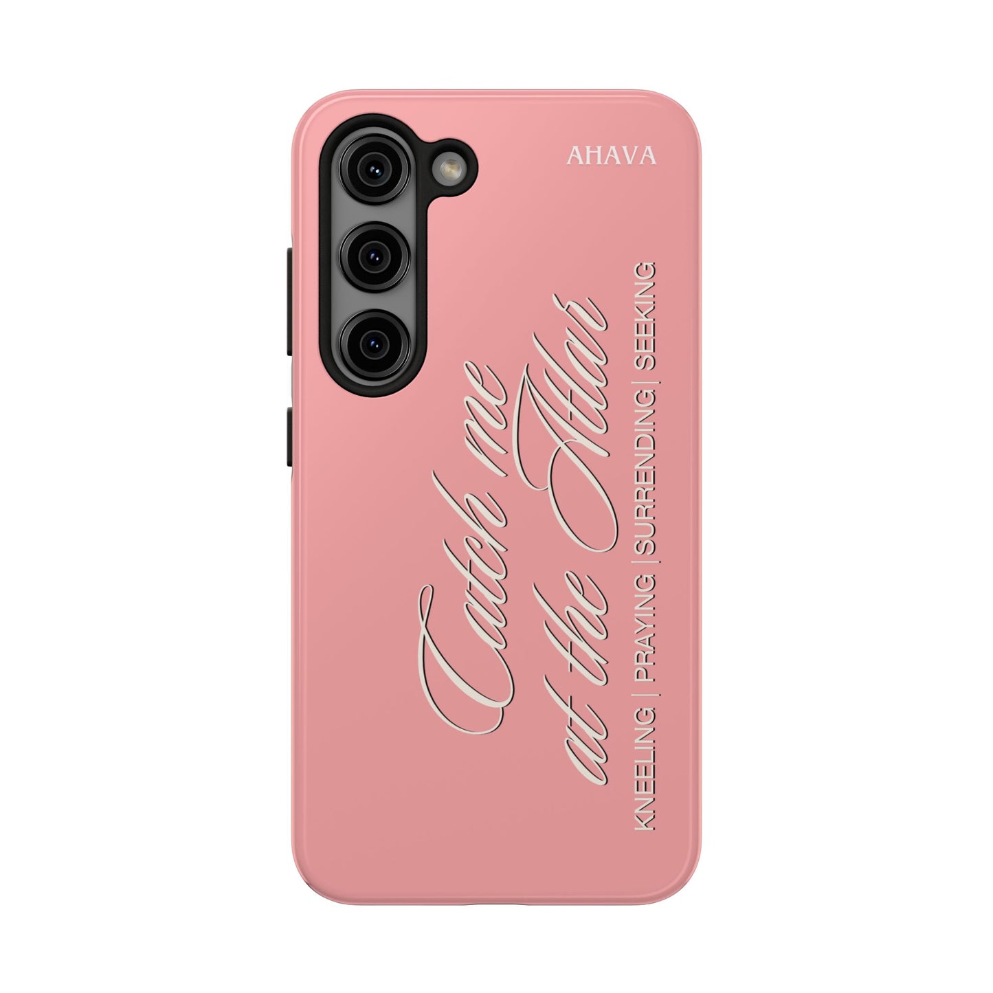 "Catch Me at the Altar" Dusty Rose Phone Case