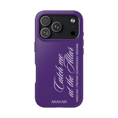 Catch Me at the Altar Phone Case | Royal Violet