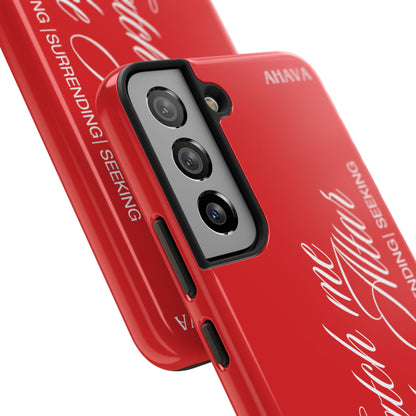 "Catch Me at the Altar" Red Phone Case