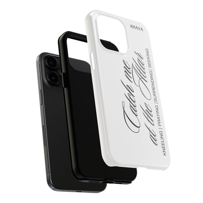 "Catch Me at the Altar" White Phone Case