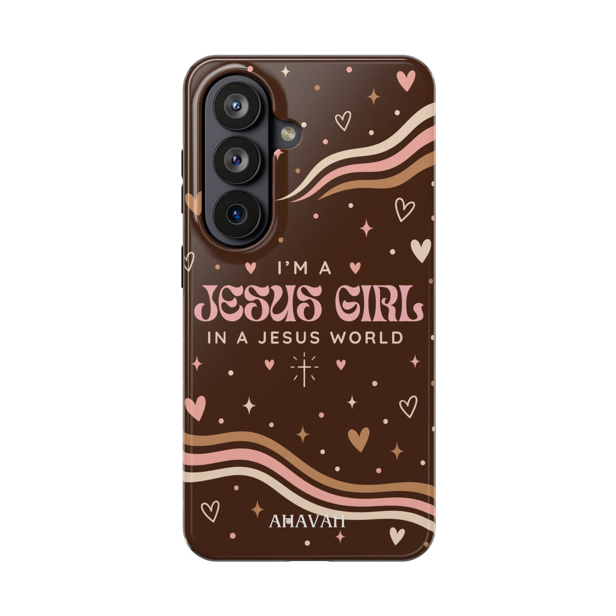 I'm a Jesus Girl Phone Case (Mocha / Brown)