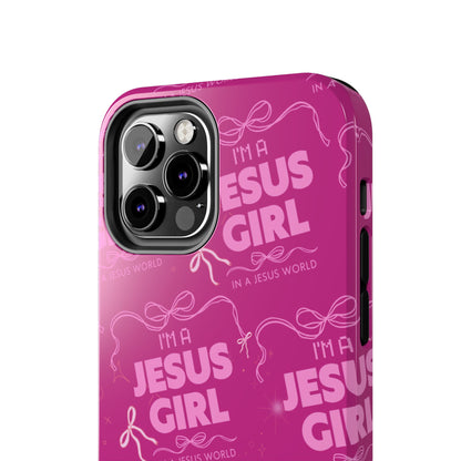 I'm a Jesus Girl Phone Case - Pink