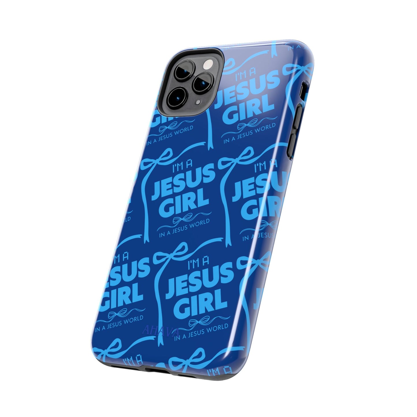 I'm a Jesus Girl Phone Case - Blue