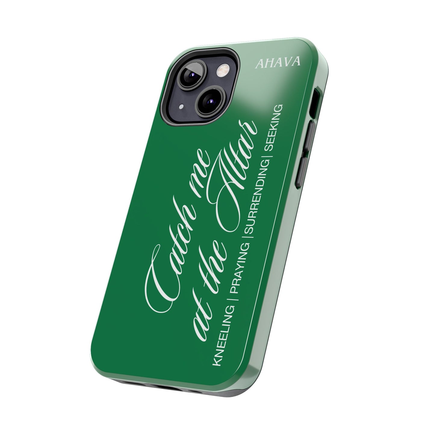 "Catch Me at the Altar" Green Phone Case