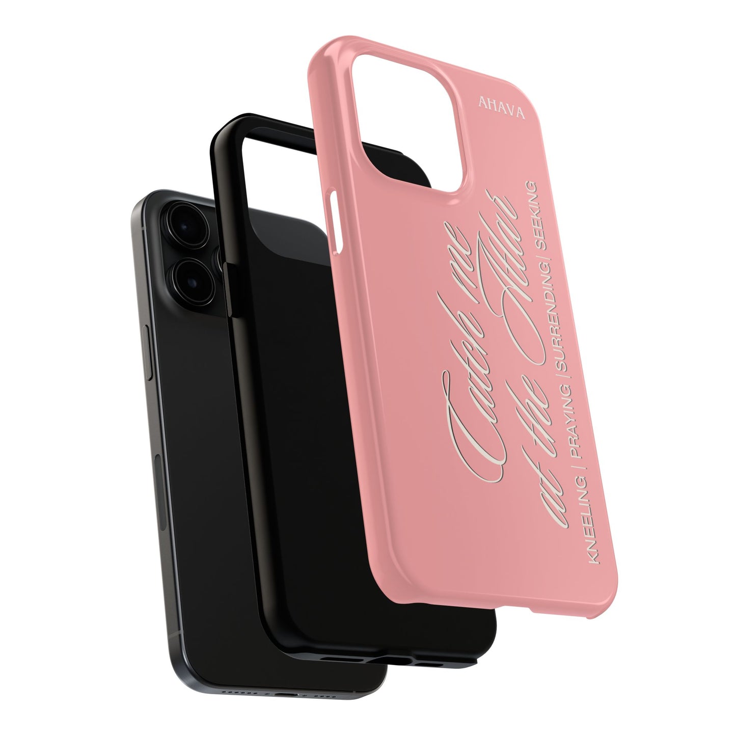 "Catch Me at the Altar" Dusty Rose Phone Case