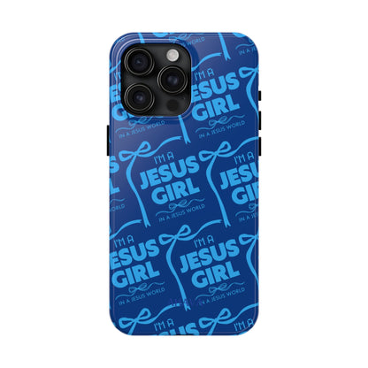 I'm a Jesus Girl Phone Case - Blue