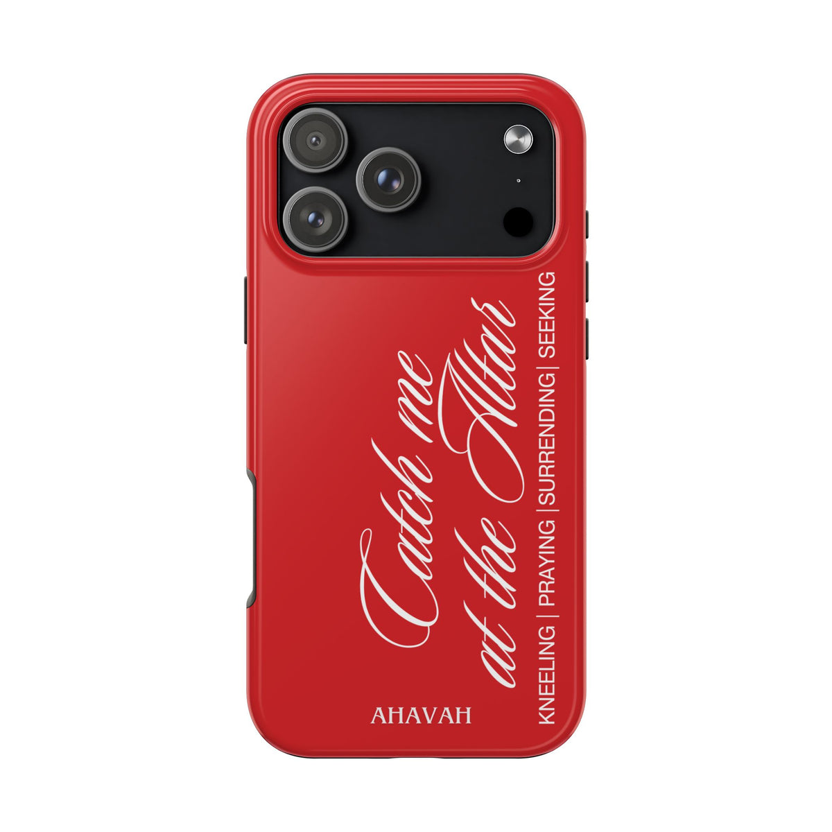 Catch Me at the Altar Phone Case - Redeemed Red