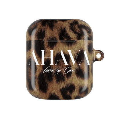 Ahava Leopard Airpod Case