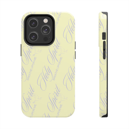 "Holy Spirit, Breathe Upon me" Buttercream Phone Case