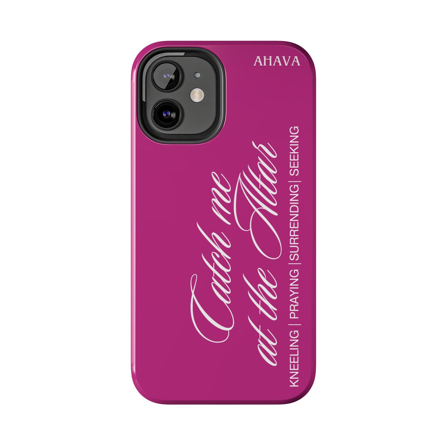 "Catch Me at the Altar" Pink Phone Case
