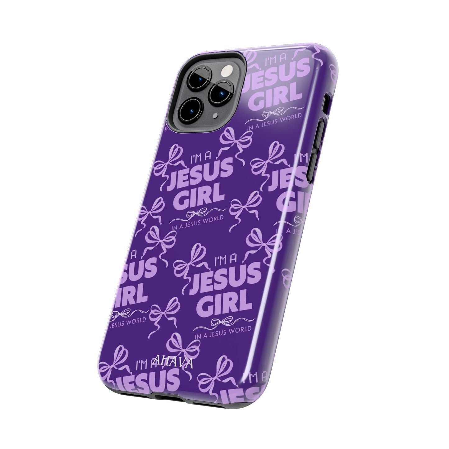 I'm a Jesus Girl Phone Case - Purple