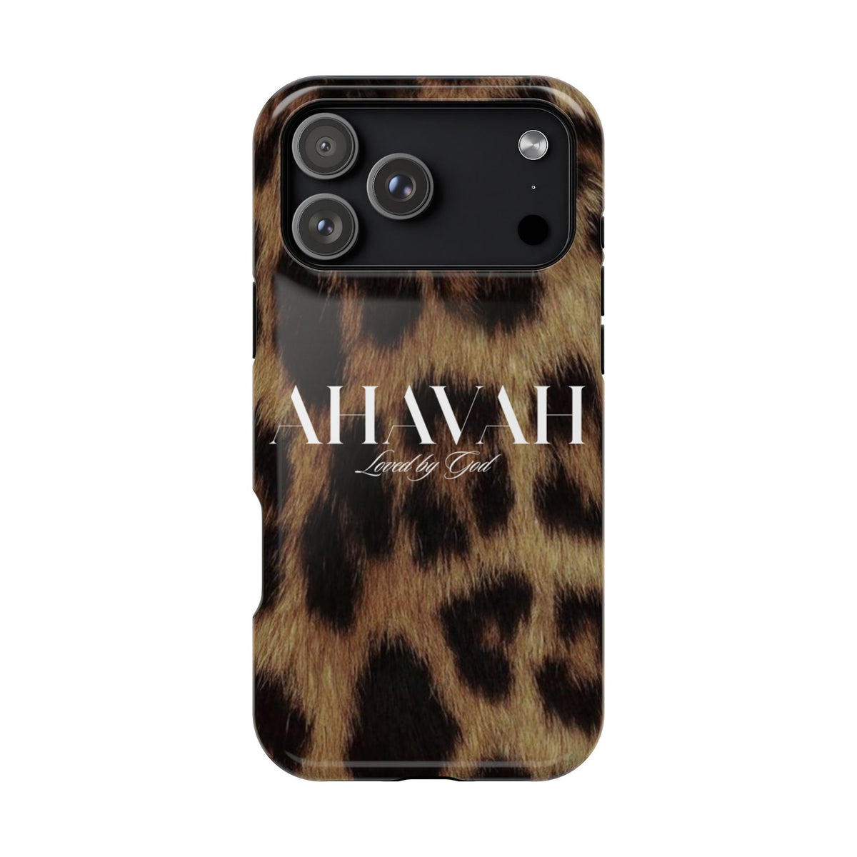 Leopard Print Ahavah Phone Case