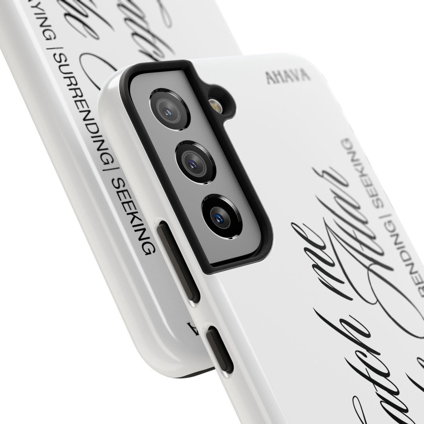 "Catch Me at the Altar" White Phone Case