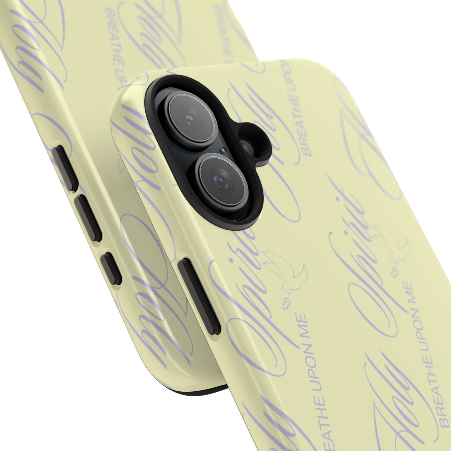 "Holy Spirit, Breathe Upon me" Buttercream Phone Case