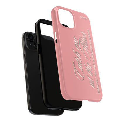 "Catch Me at the Altar" Dusty Rose Phone Case
