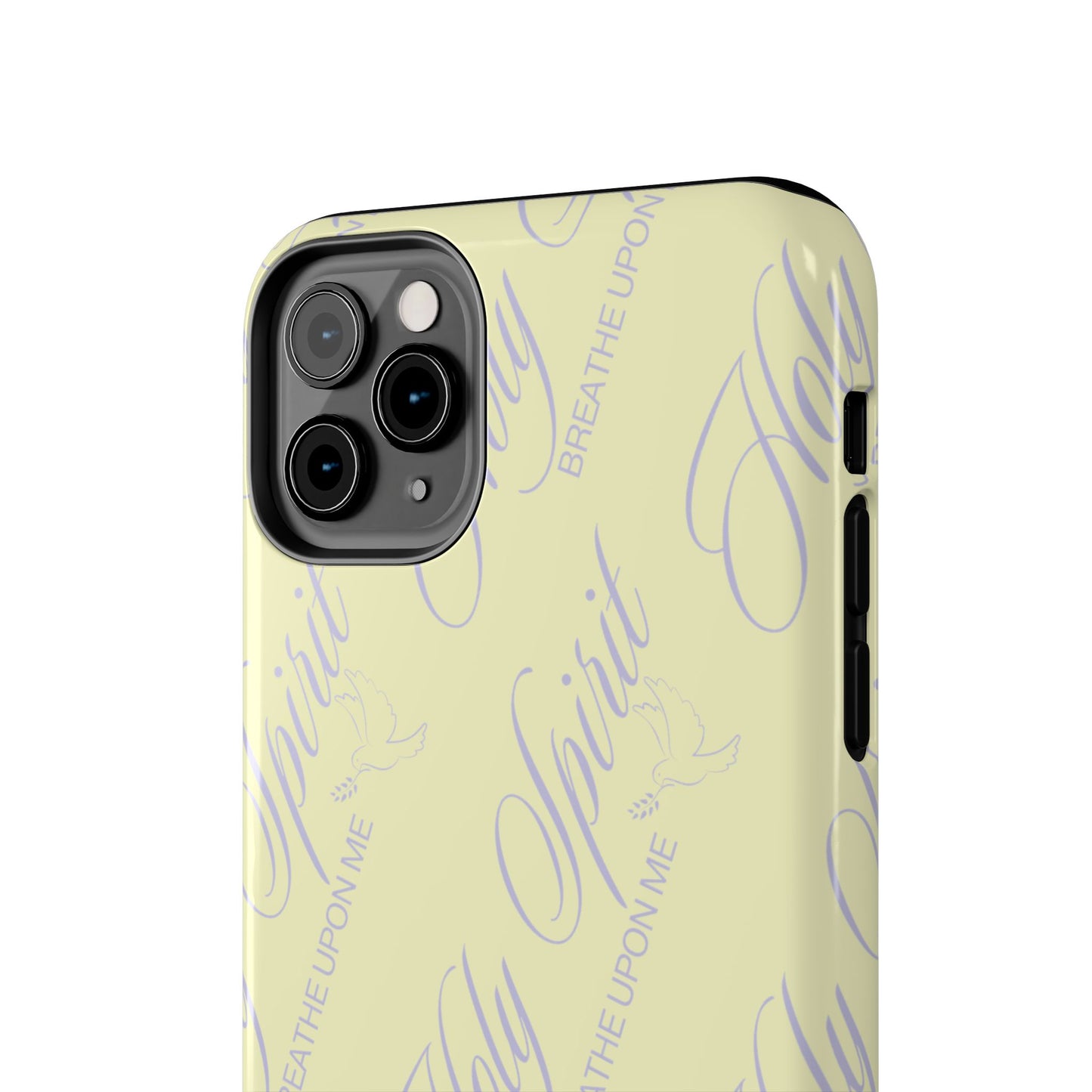 "Holy Spirit, Breathe Upon me" Buttercream Phone Case