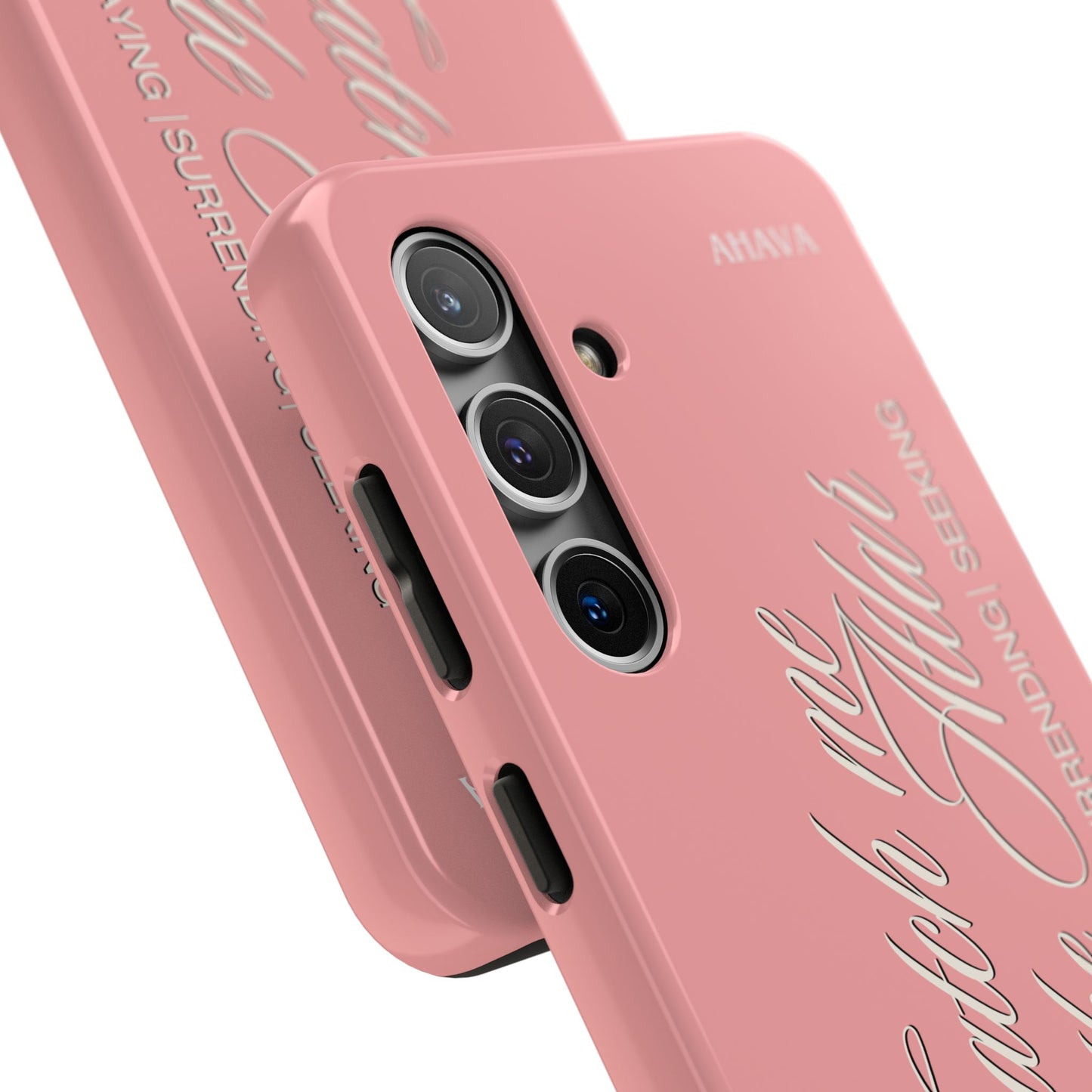 "Catch Me at the Altar" Dusty Rose Phone Case