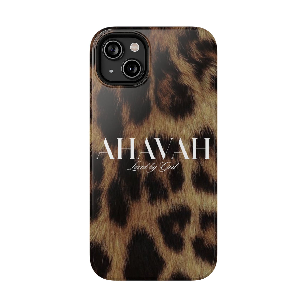 Leopard Print Ahavah Phone Case