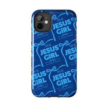 I'm a Jesus Girl Phone Case - Blue