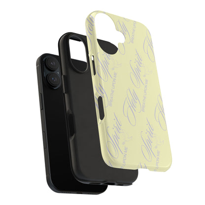 "Holy Spirit, Breathe Upon me" Buttercream Phone Case