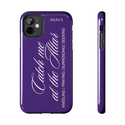 "Catch Me at the Altar" Purple Phone Case