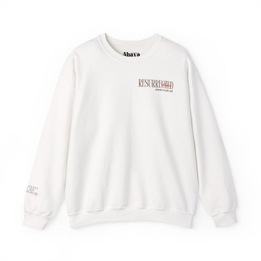 Resurrection and the Life | John 11:25 Sweatshirt