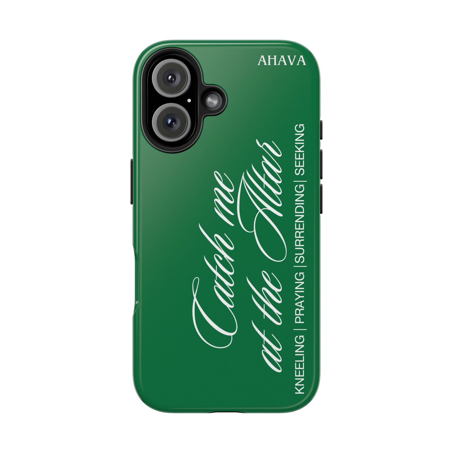 "Catch Me at the Altar" Green Phone Case