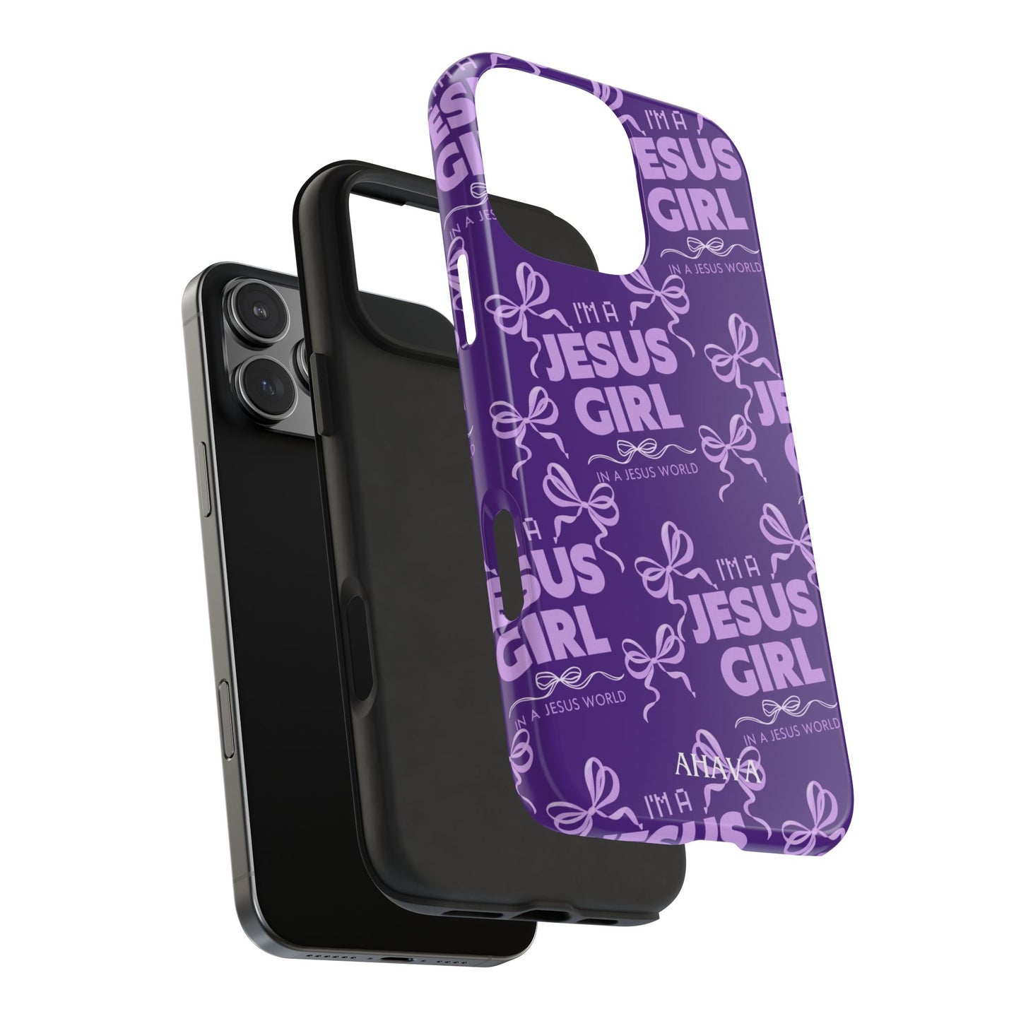 I'm a Jesus Girl Phone Case - Purple