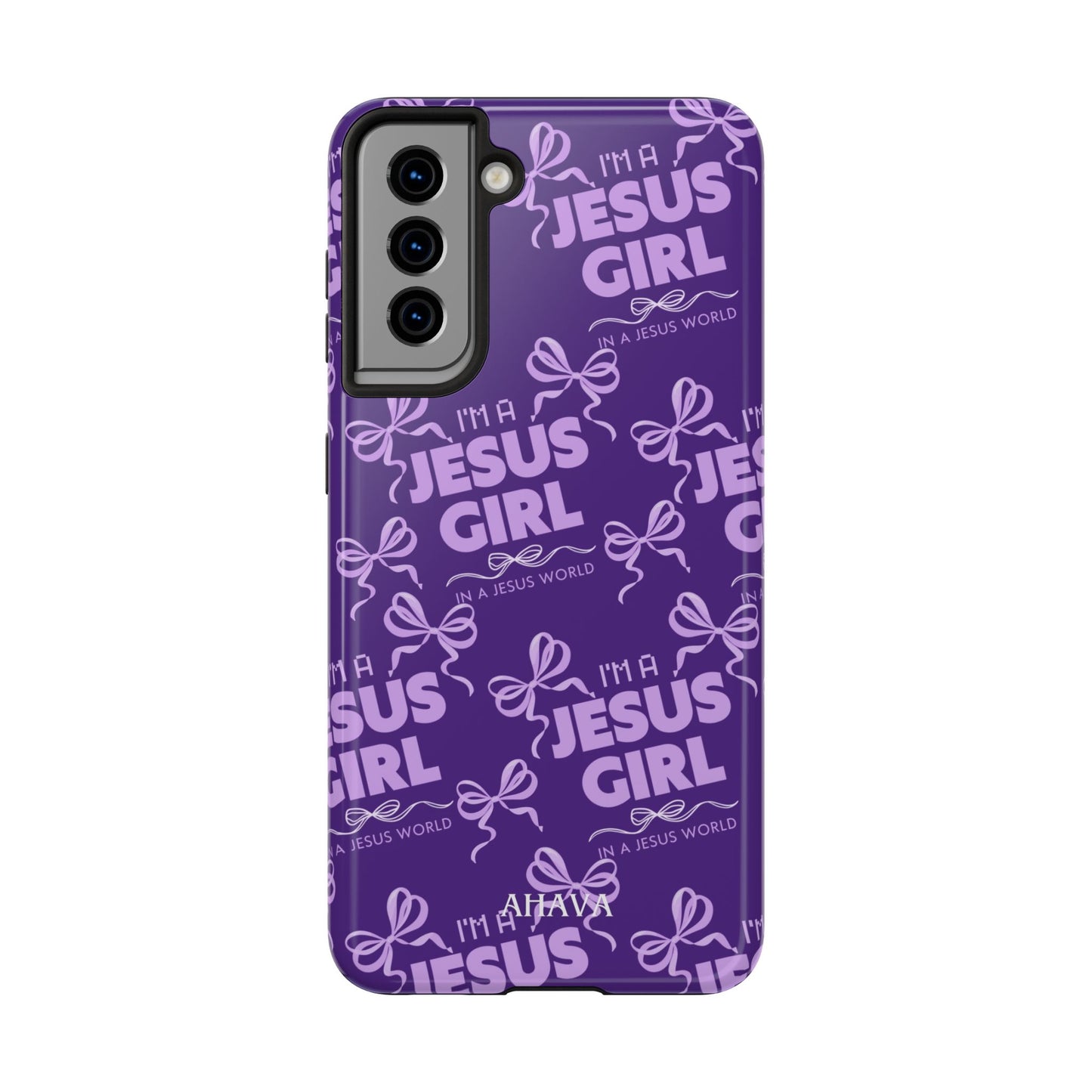 I'm a Jesus Girl Phone Case - Purple