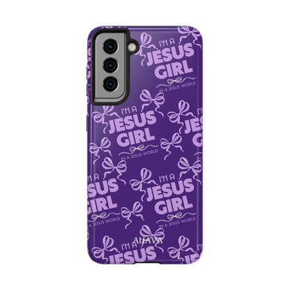 I'm a Jesus Girl Phone Case - Purple