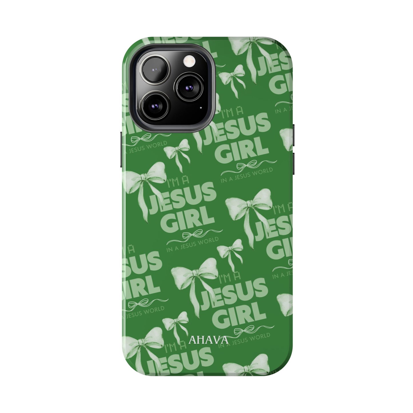 I'm a Jesus Girl Case - Green