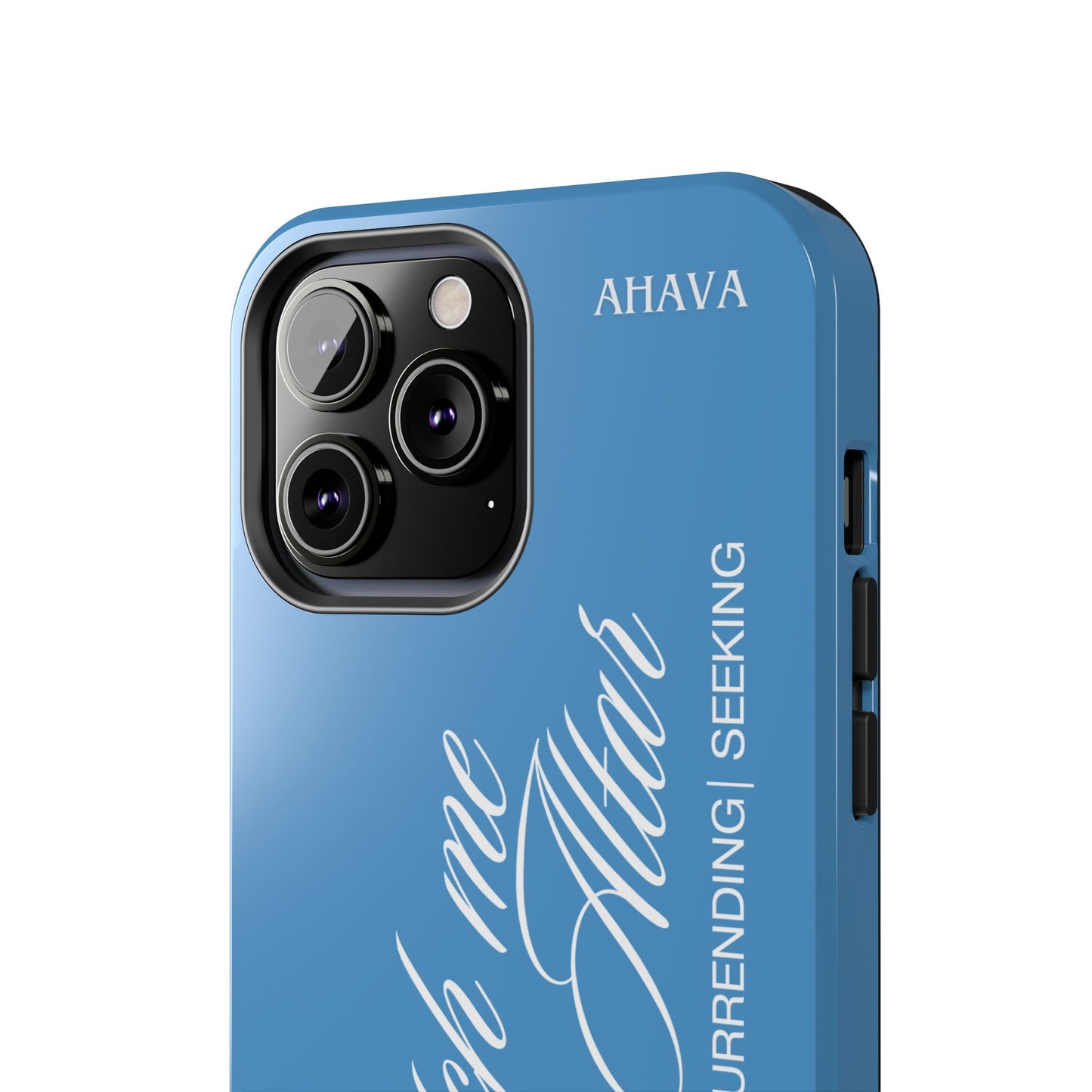 "Catch Me at the Altar" Light Blue Phone Case