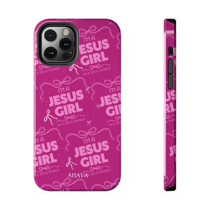 I'm a Jesus Girl Phone Case - Pink