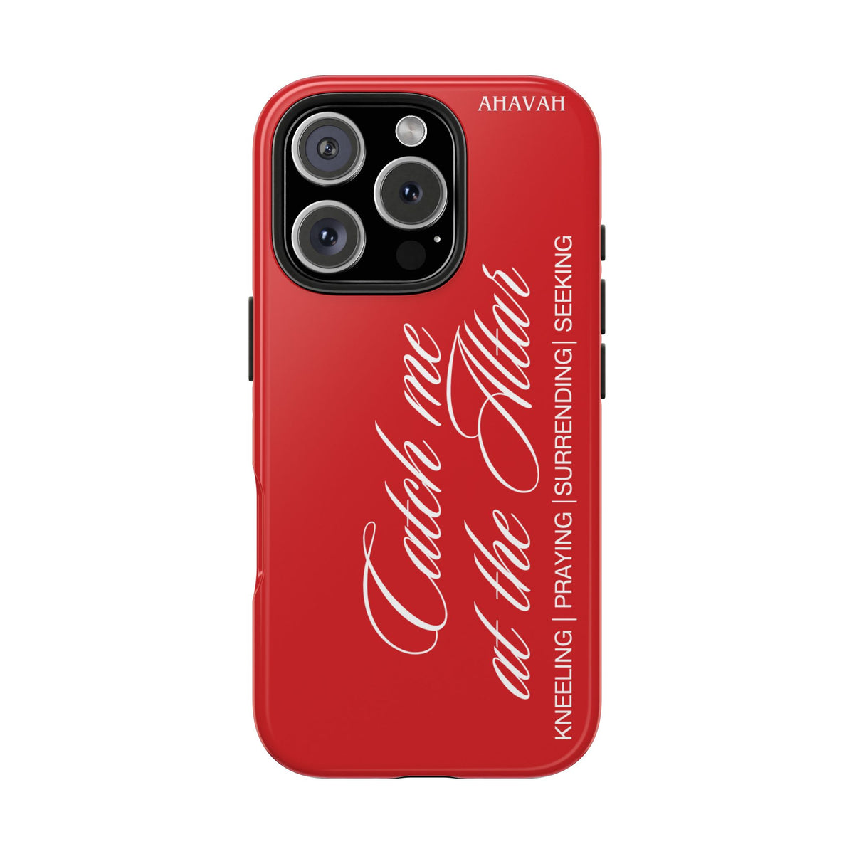 Catch Me at the Altar Phone Case - Redeemed Red