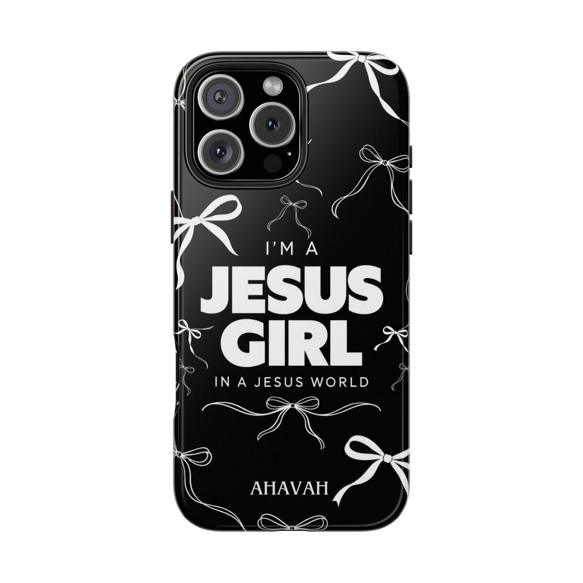 I'm a Jesus Girl Case - Midnight Black