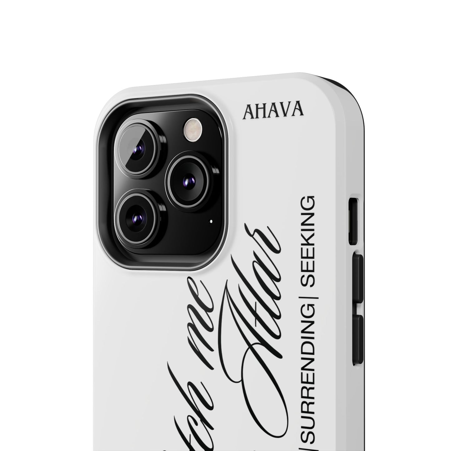 "Catch Me at the Altar" White Phone Case