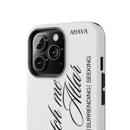 "Catch Me at the Altar" White Phone Case